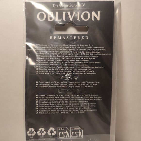 Oblivion Mehrunes Razor Bottle Opener Heavy Duty Official Metal Collectible - Picture 2 of 3